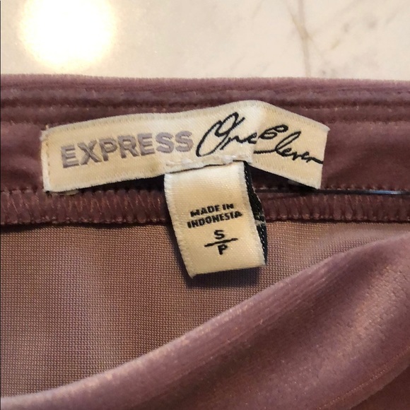 Express velvet tube top size small NWT - Picture 5 of 5